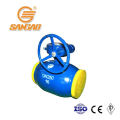 wholesale big discount heating supply buried fully welded ball valve electric drive